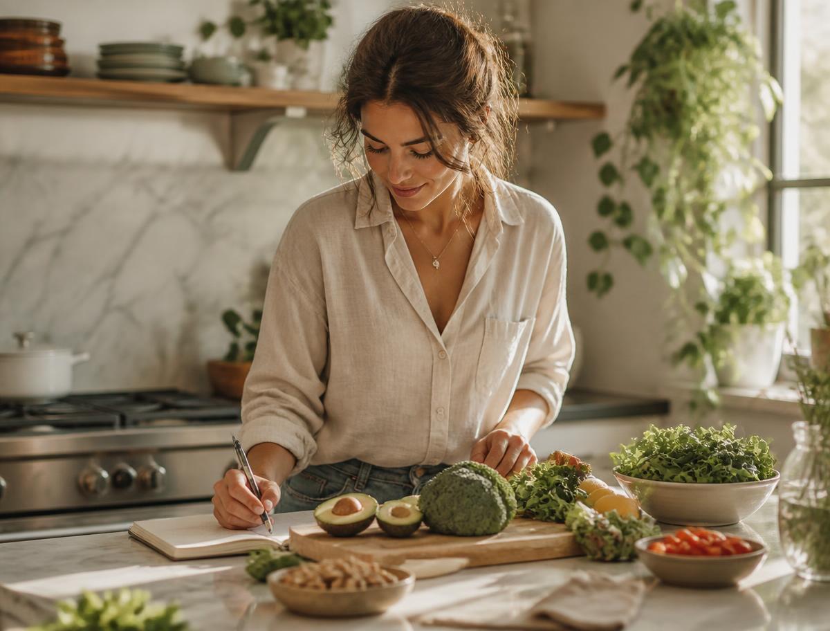 Health coach planning nutrition guidance