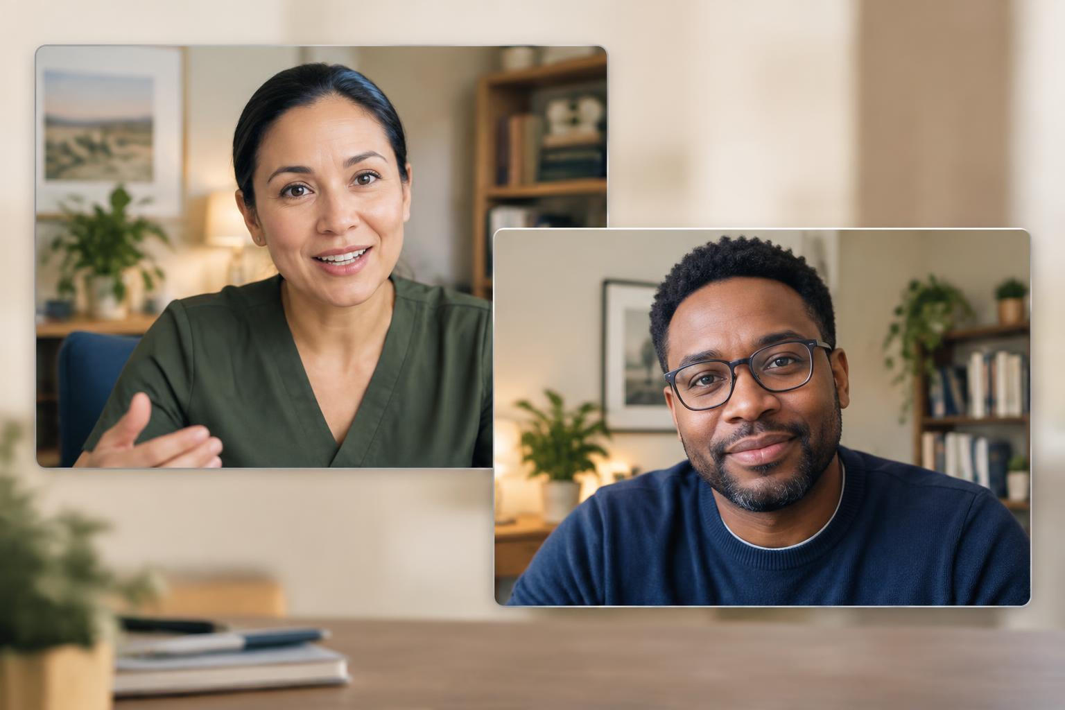 Nurse practitioners collaborating on patient care